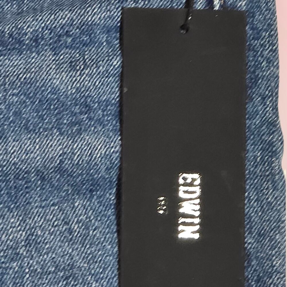 Edwin Jeans Chrissy Rumour Wide Flare Mid-Rise Denim Size 24 NWT Women - Picture 4 of 12
